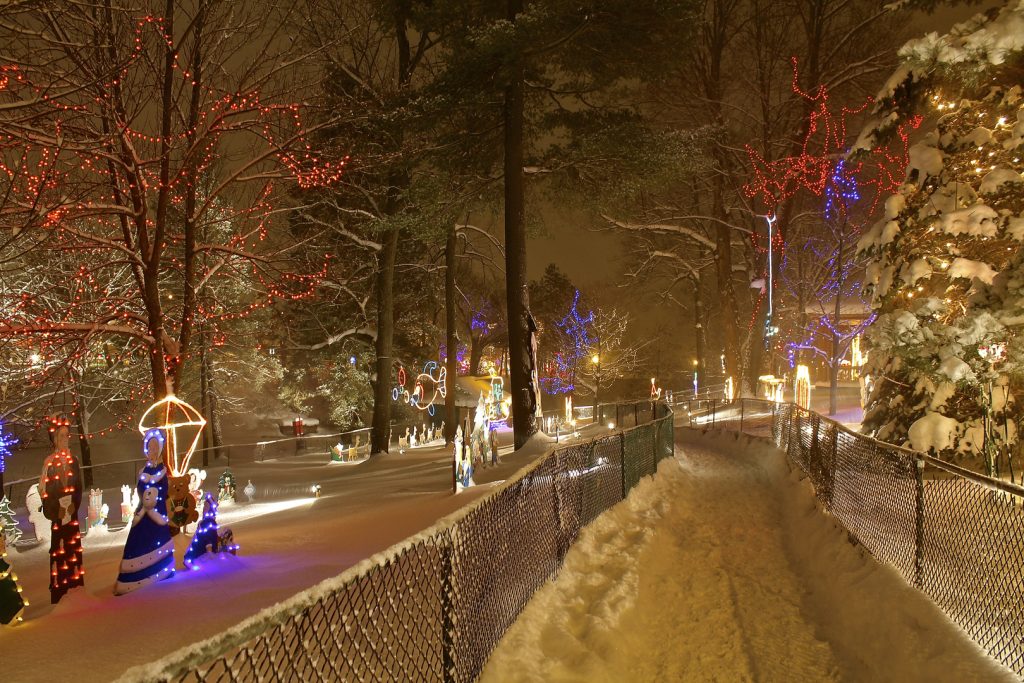 A picture of the Festival of Northern Lights in Owen Sound