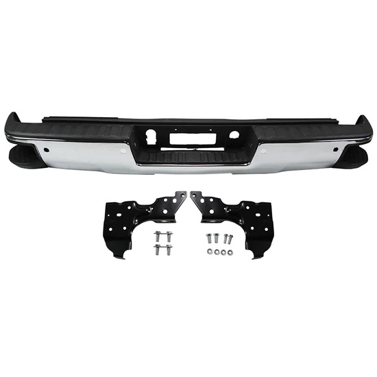 A new steel rear bumper assembly for the Chevrolet Silverado.